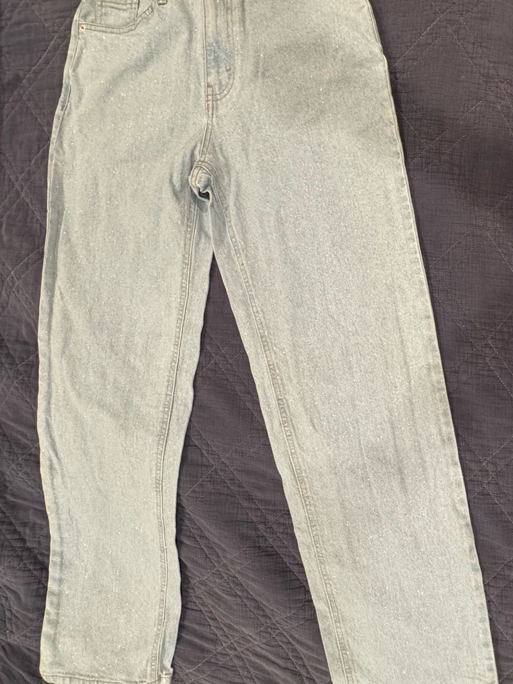 Wild Fable 90’s Relaxed Straight Sparkle Glitter Jeans - Size 0